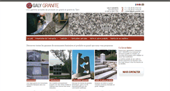 Desktop Screenshot of galy-granite.com